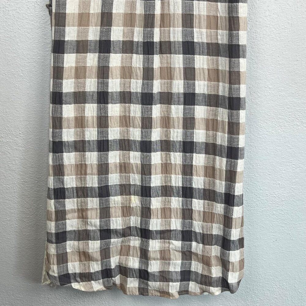 NWT A'reve Women's Plaid & Lace Button Up Sleeveless Shirt Dress Size 2XL - Picture 5 of 7